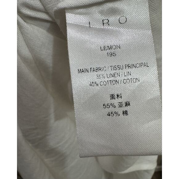 IRO Lemon Midi Dress White Size 10 - Picture 6 of 6
